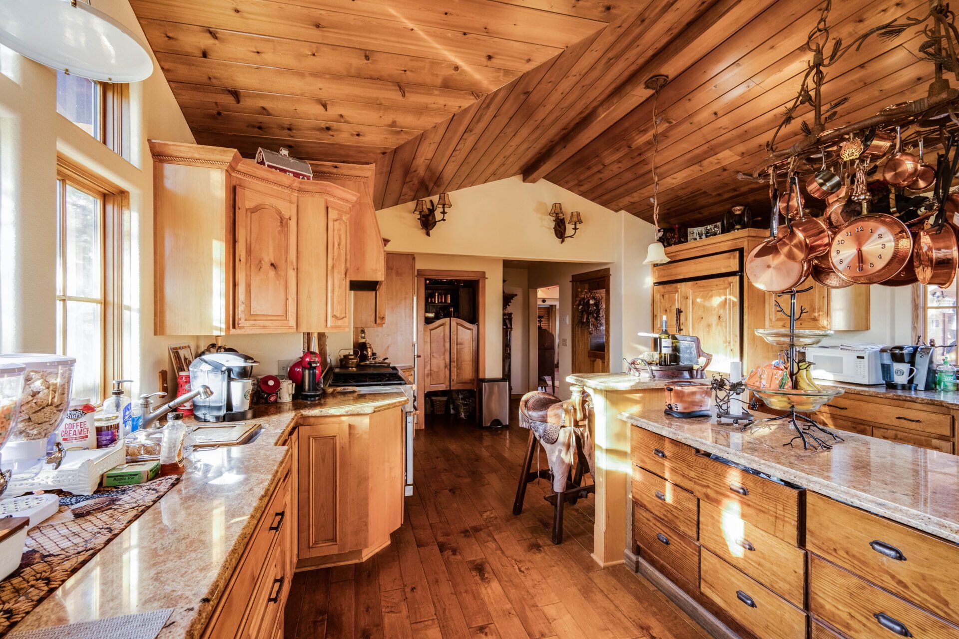 Wooden Kitchen in Ranch House